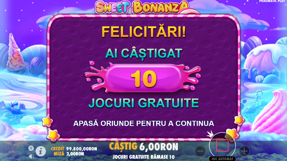 Sweet Bonanza Free Spins